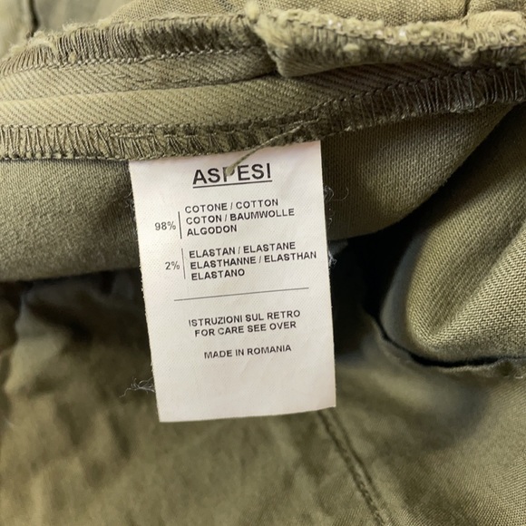 Aspesi Pants - 85377 - Olive - Multiple Sizes - NWT - Picture 5 of 6